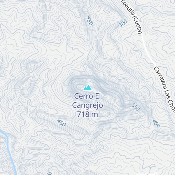 Map of Cerro El Cangrejo
