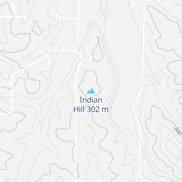 Map of Indian Hill