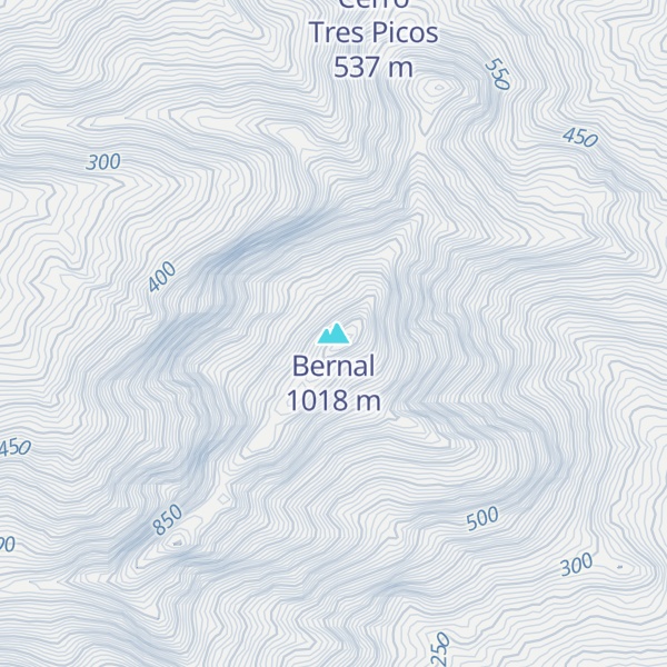 Map of Bernal