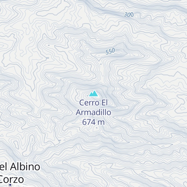 Map of Cerro El Armadillo