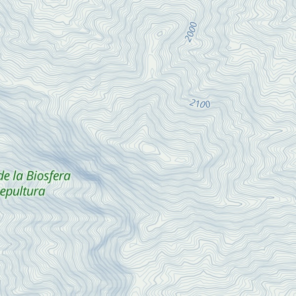 Map of Cerro Tres Picos