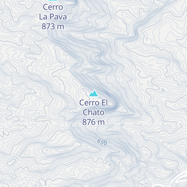 Map of Cerro El Chato