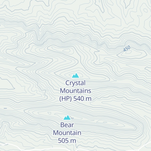 Map of Crystal Mountains (HP)
