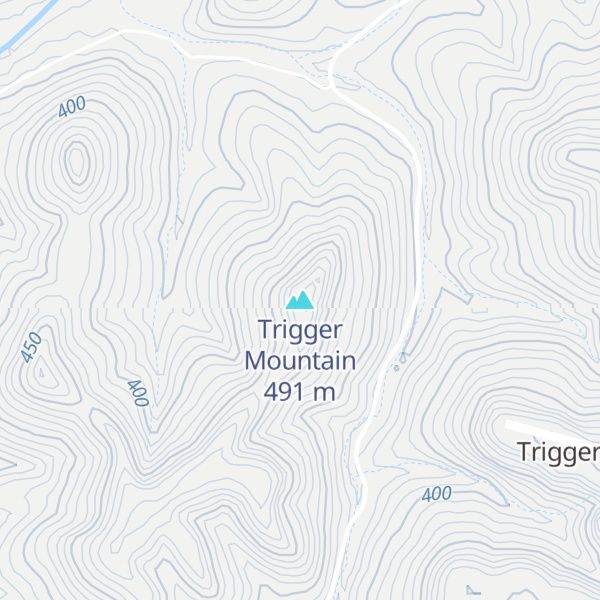Map of Trigger Mountain