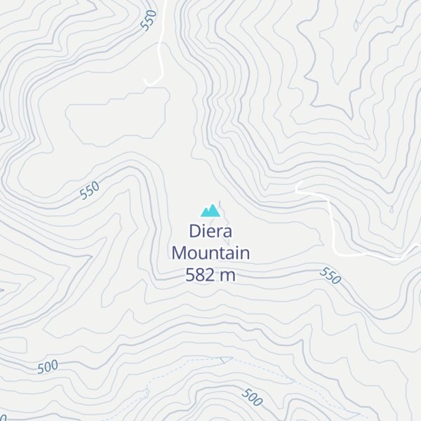 Map of Diera Mountain