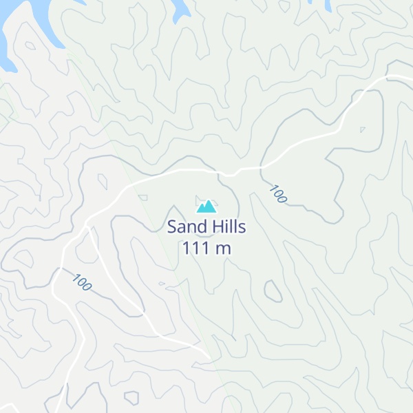 Map of Sand Hills