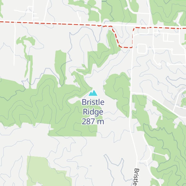 Map of Bristle Ridge