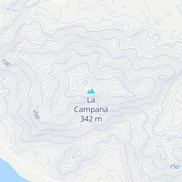 Map of La Campana