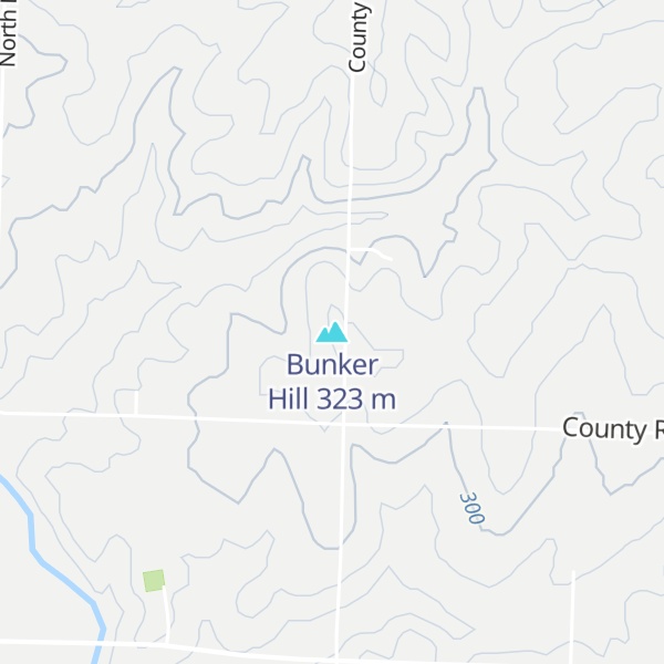 Map of Bunker Hill