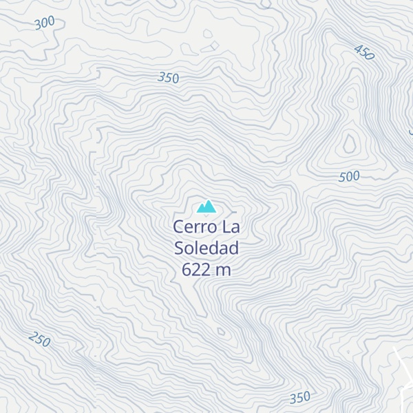 Map of Cerro La Soledad