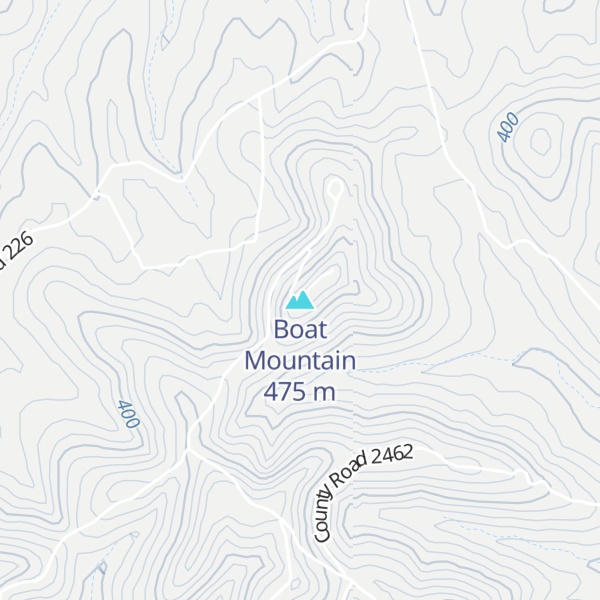 Map of Boat Mountain