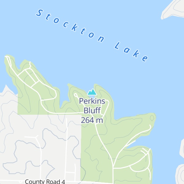 Map of Perkins Bluff