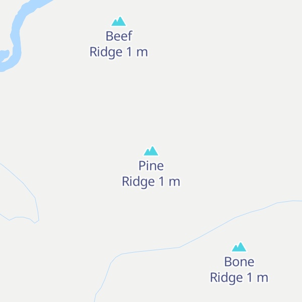 Map of Pine Ridge