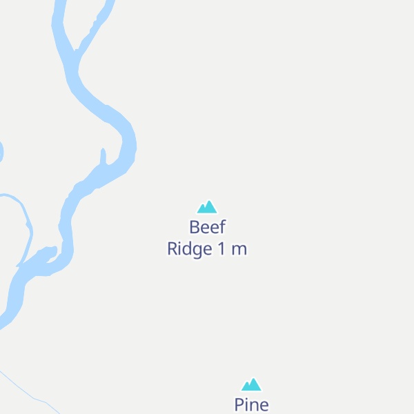 Map of Beef Ridge
