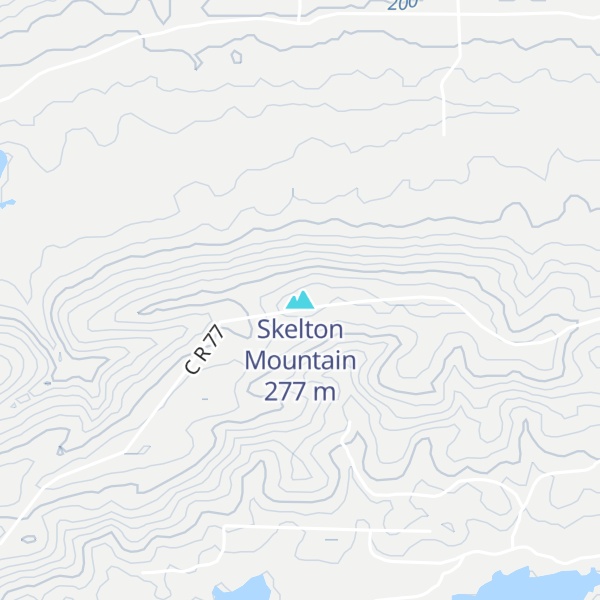 Map of Skelton Mountain