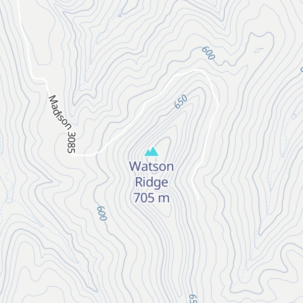 Map of Watson Ridge