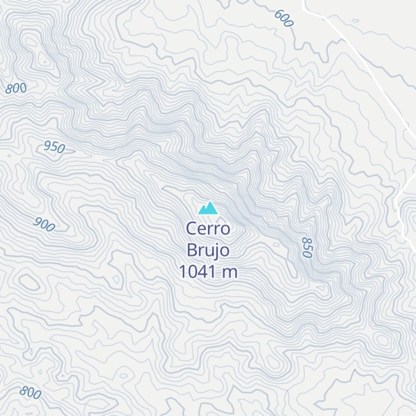 Map of Cerro Brujo
