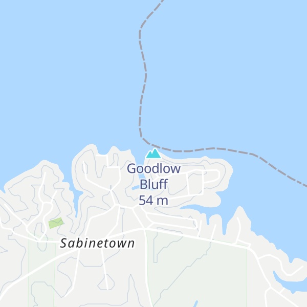 Map of Goodlow Bluff