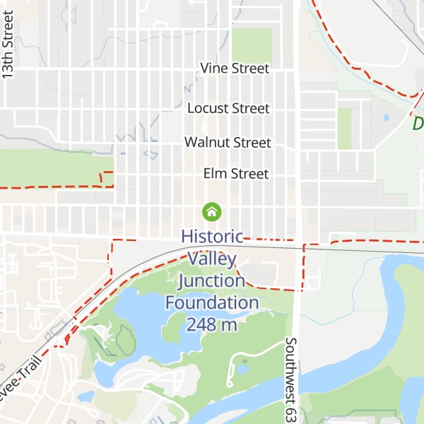 Map of Historic Valley Junction Foundation