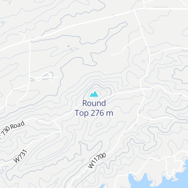 Map of Round Top