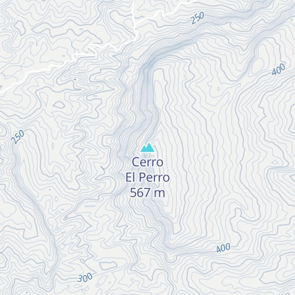 Map of Cerro El Perro