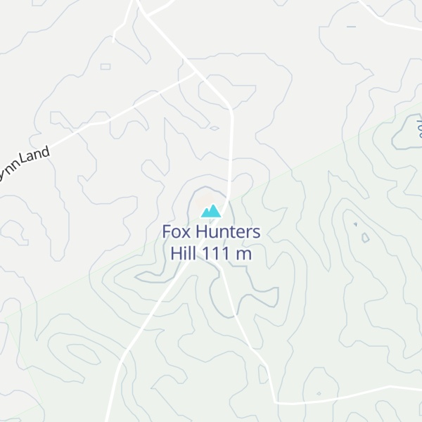 Map of Fox Hunters Hill