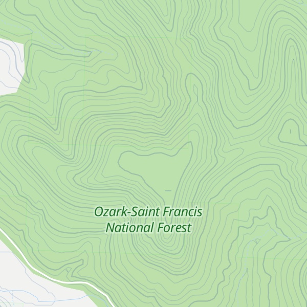 Map of High Davey Mountain