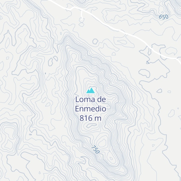 Map of Loma de Enmedio