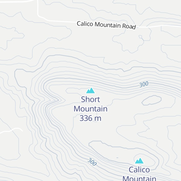 Map of Short Mountain