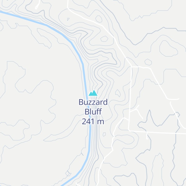 Map of Buzzard Bluff