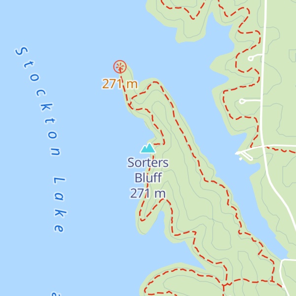 Map of Sorters Bluff