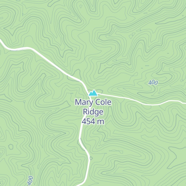 Map of Mary Cole Ridge