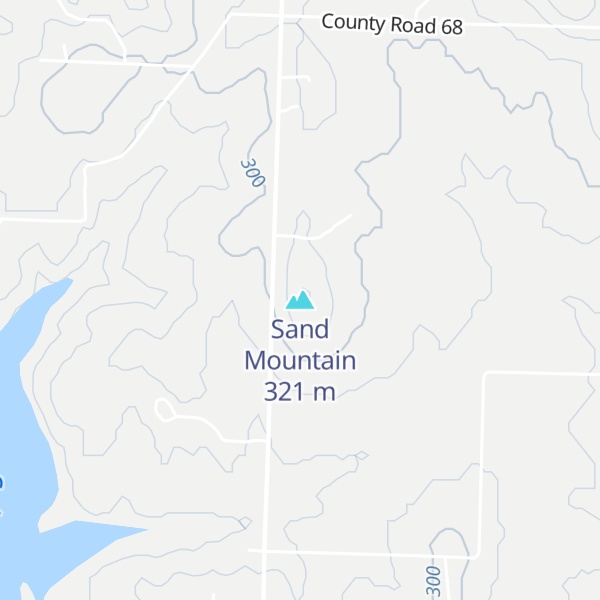 Map of Sand Mountain