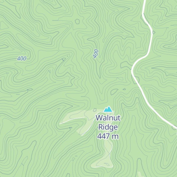 Map of Chute Ridge