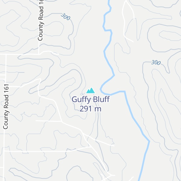 Map of Guffy Bluff