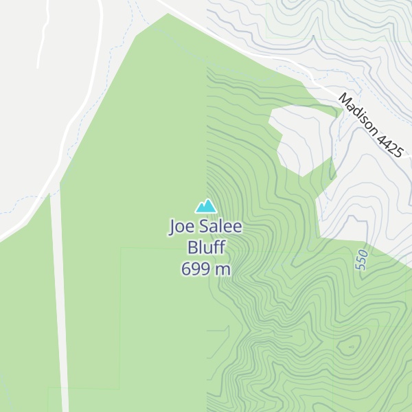 Map of Joe Salee Bluff