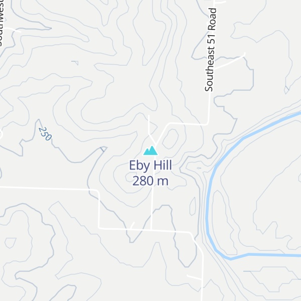 Map of Eby Hill