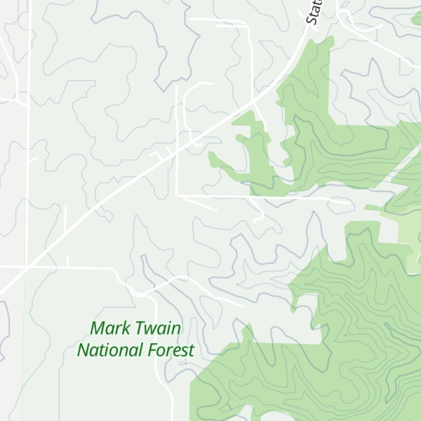 Map of Sink Hole Ridge