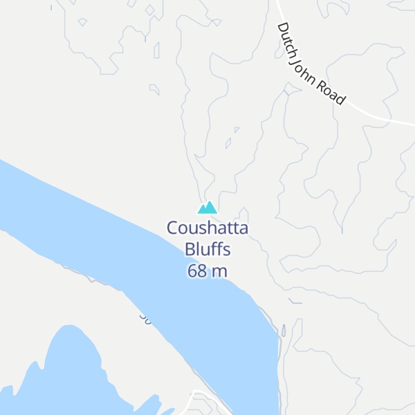 Map of Coushatta Bluffs