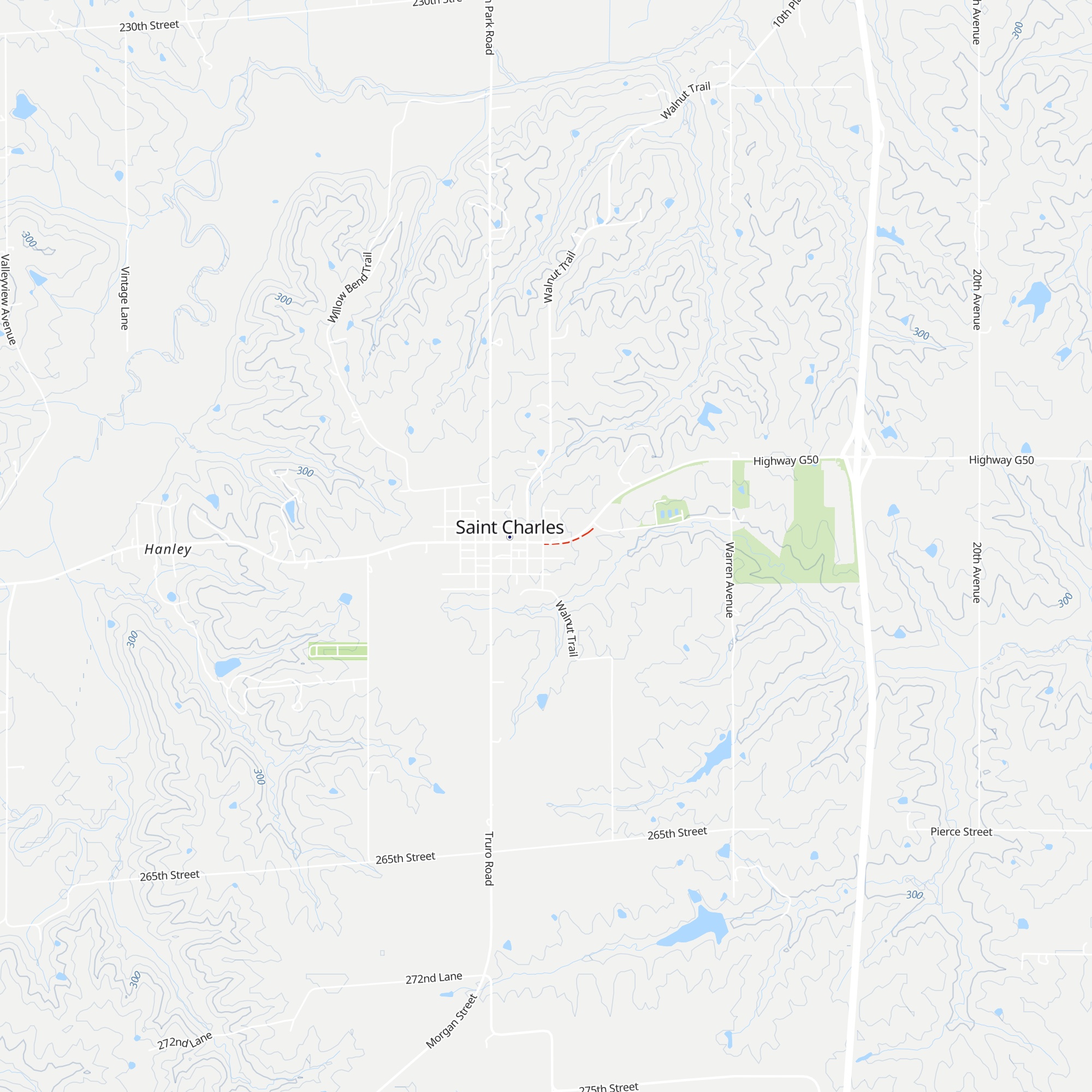 St. Charles Welcome Center map