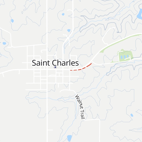 Map of St. Charles Welcome Center