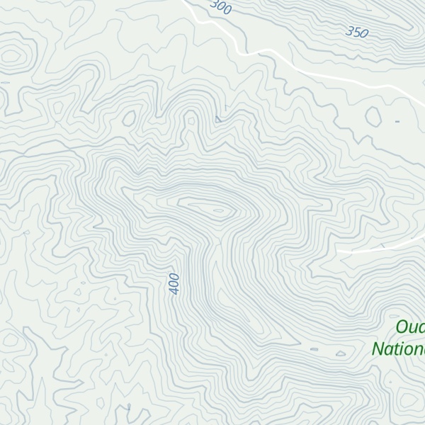 Map of Sulphur Mountain