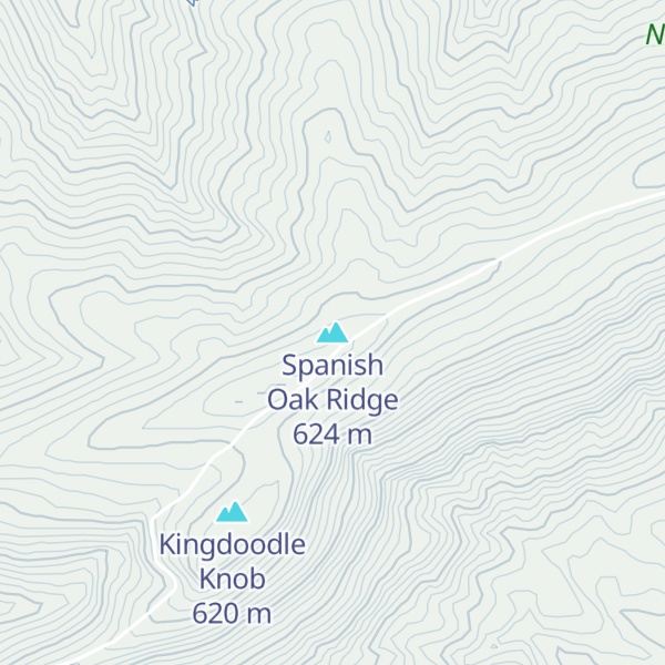 Map of Spanish Oak Ridge