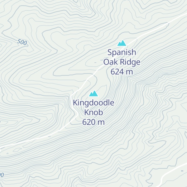 Map of Kingdoodle Knob