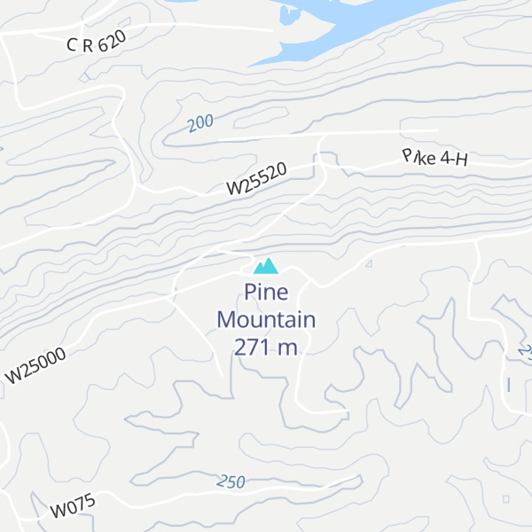Map of Pine Mountain