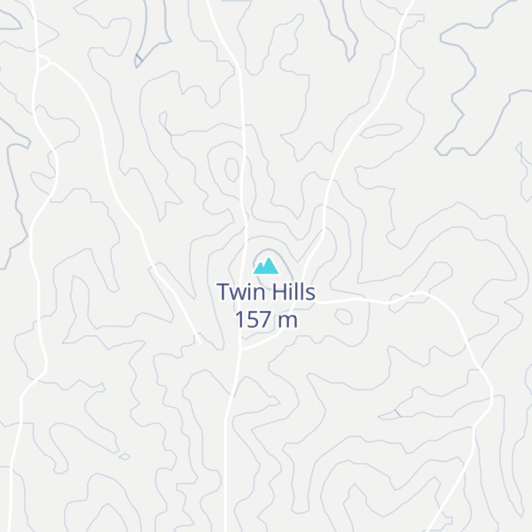 Map of Twin Hills