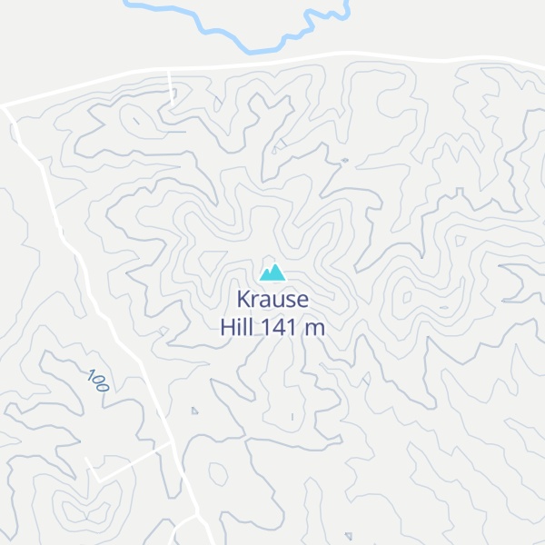 Map of Krause Hill