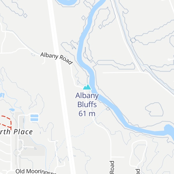 Map of Albany Bluffs