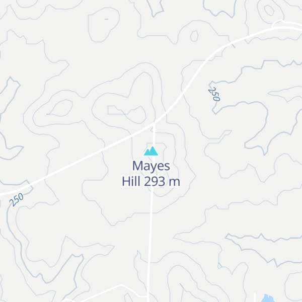 Map of Mayes Hill