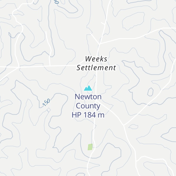 Map of Newton County HP